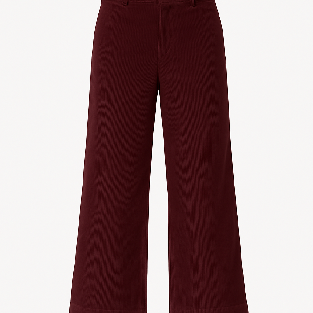 Corduroy Wide-Leg Trousers - Tyvior Pants