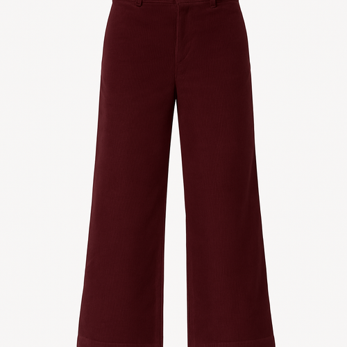 Corduroy Wide-Leg Trousers - Tyvior Pants