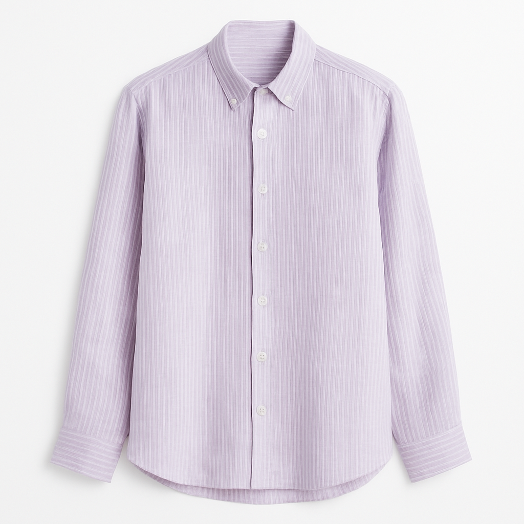 Linen Pinstripe Shirt - Tyvior Shirts